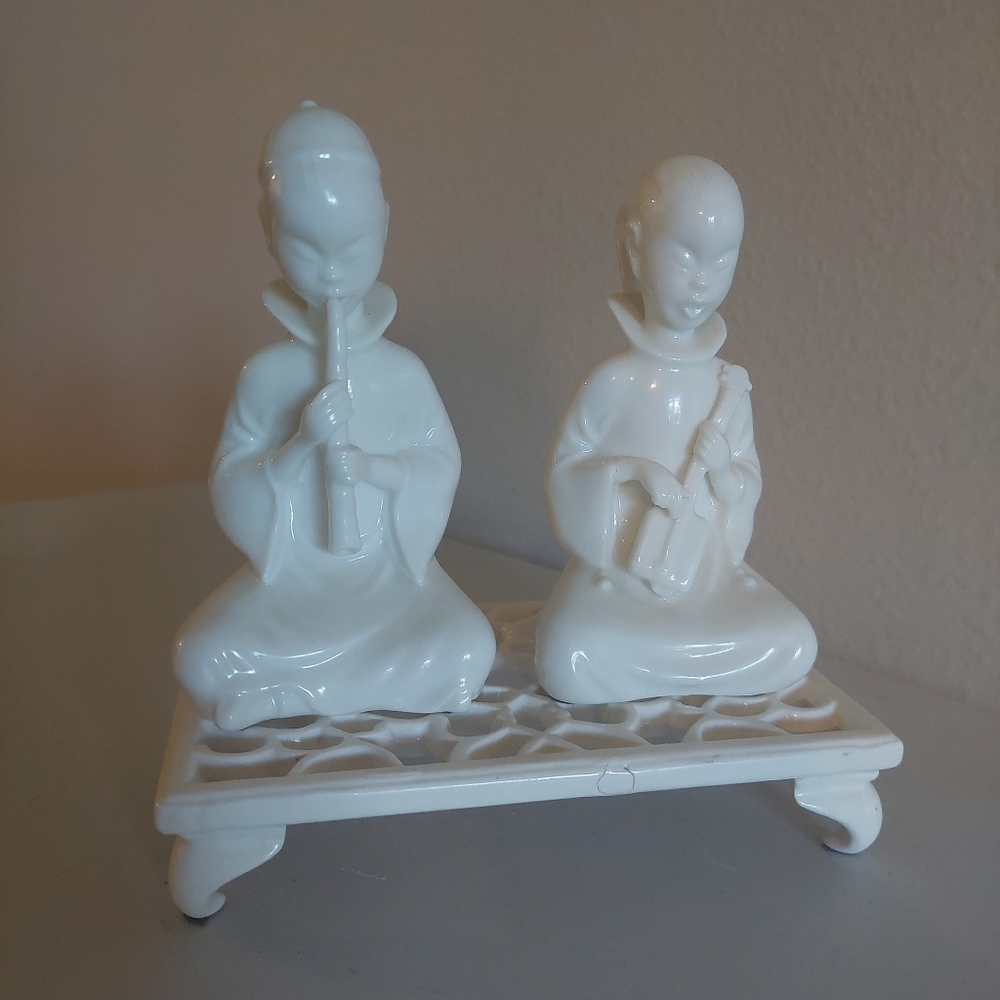 Ardalt Lenwile Artware Figurine Set  Musicians Japan Mini Table Vintage 1950s